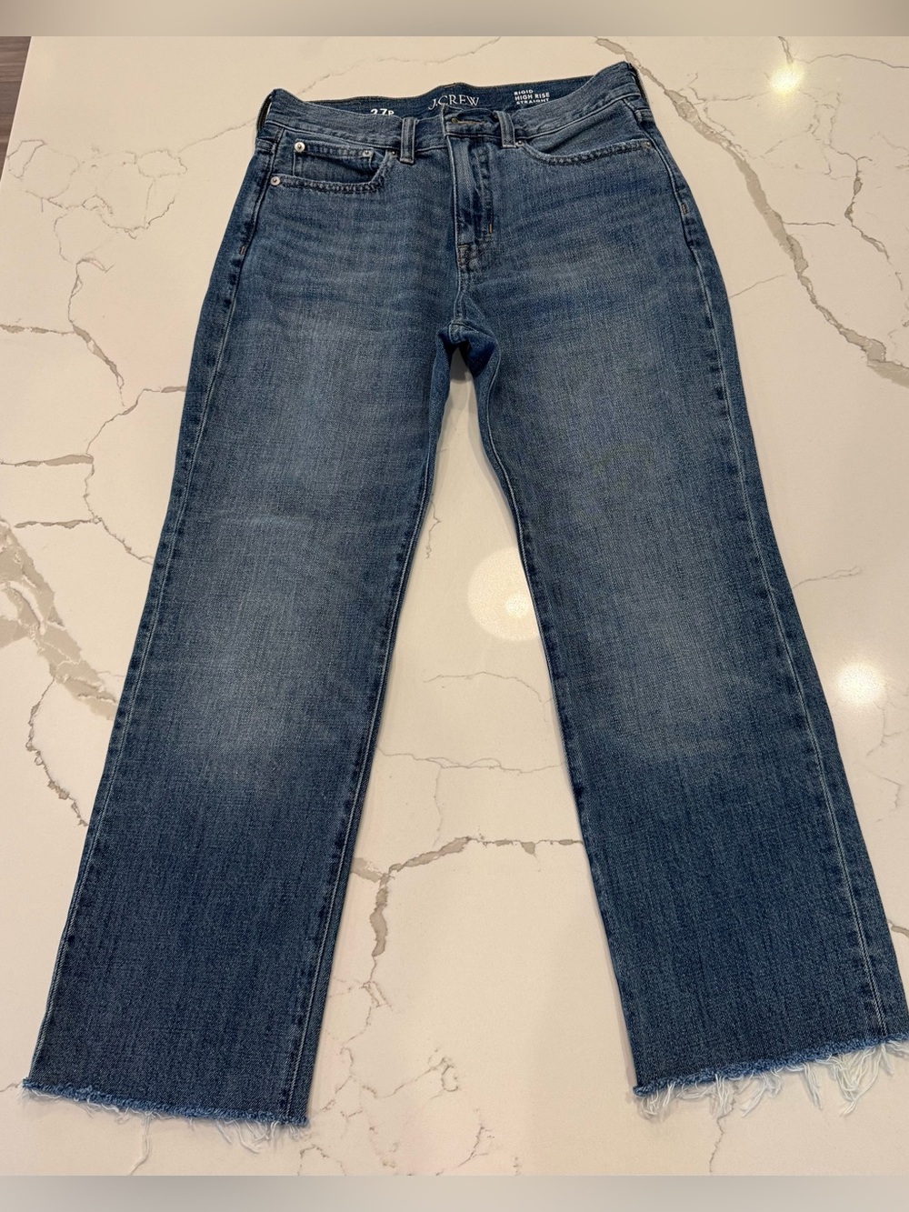 J. Crew Straight-Leg Jeans 27P
